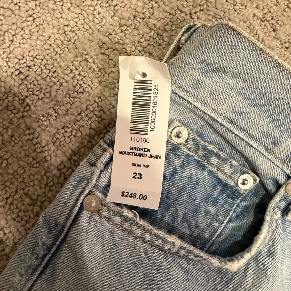 Agolde Broken Waistband Jeans Straight Leg - Picture 6 of 6